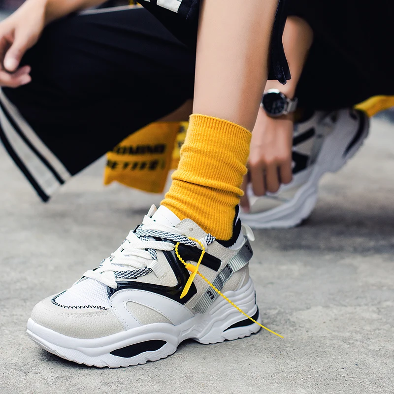 

Men Running Shoes New Brand Women Sport Shoes Breathable Air Sole Mesh Lace-up Outdoor High Quality Footwear Trainer Sneakers