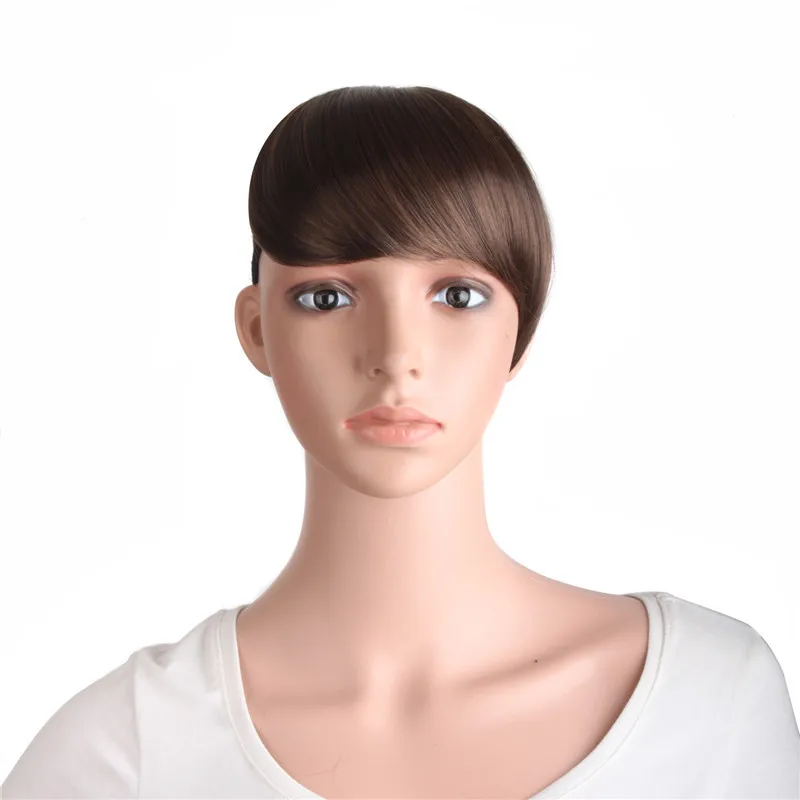 MapofBeauty челка с зажимом в одной части спереди синтетические волосы для наращивания для женщин Поддельные шиньоны термостойкие накладные волосы