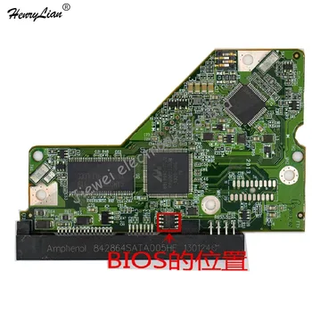

HDD PCB FOR / LOGIC BOARD /BOARD NUMBER:2060-771702-001 REV P1 2061-771702-101