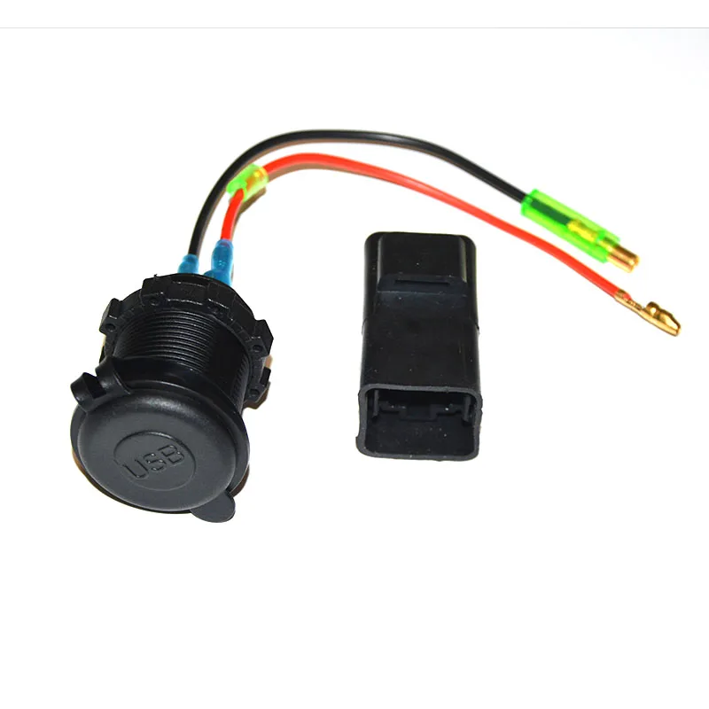 USB зарядное устройство для мотоцикла Kawasaki versys650/1000/ X300/ X650/ninja400/ninja650 с реле/12 В
