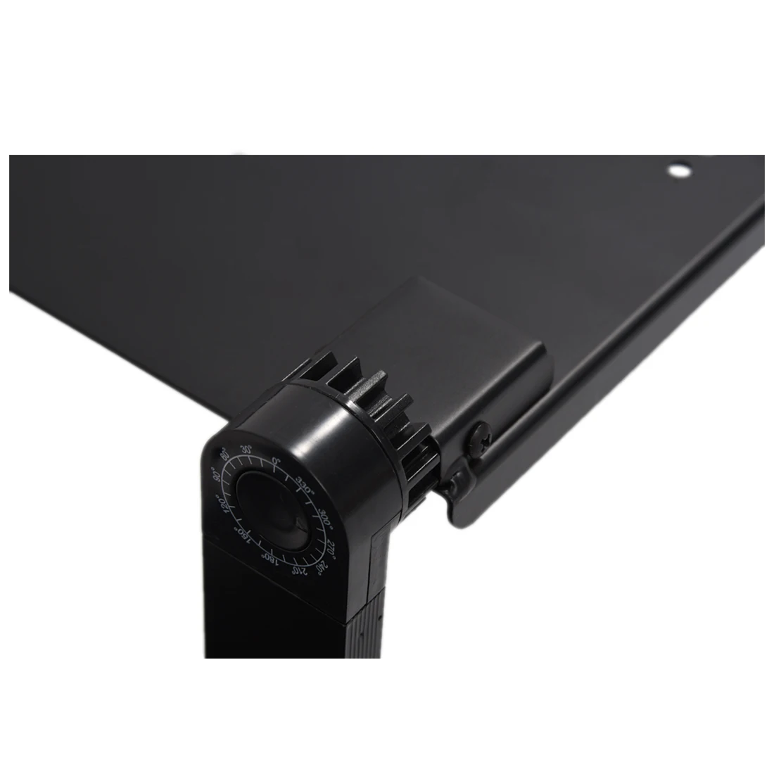 Portable Foldable Adjustable Laptop Desk Computer Table Stand Tray For Sofa Bed Black