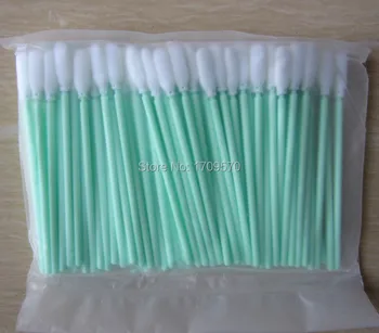 

(100 pcs/pack ) Small Clean swabs stick for eco solvent ink or solvent resistant for wide format printers Roland Mimaki Mutoh