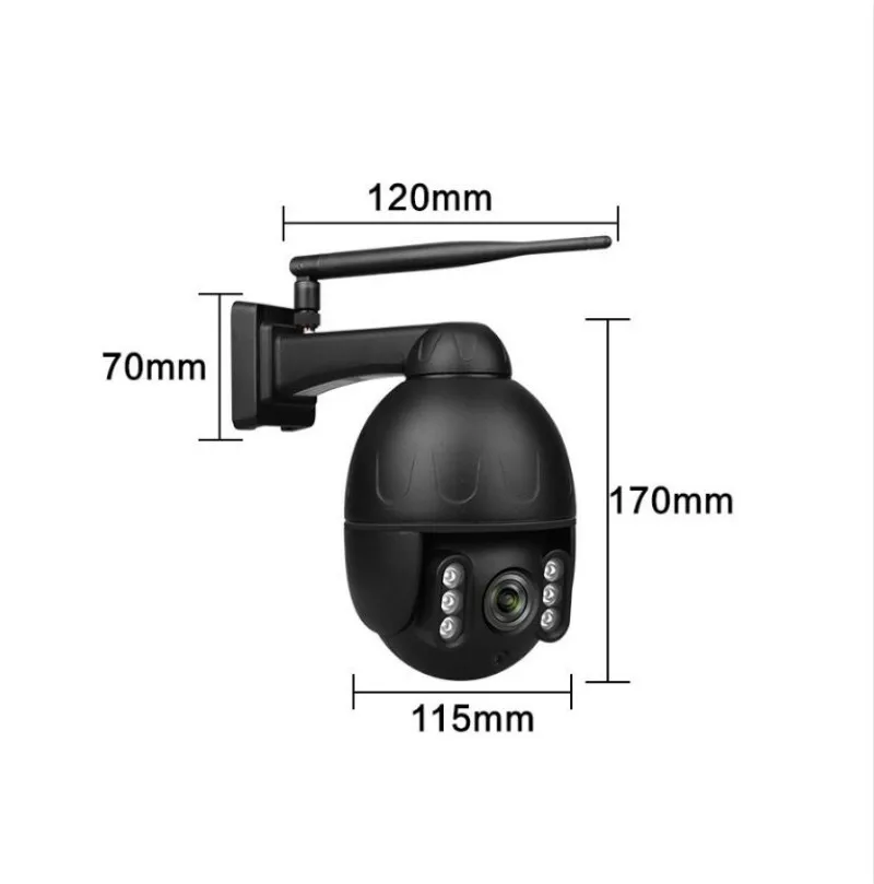 1080P sony 307 Звездный светильник с автоматическим отслеживанием Wi-Fi IP PTZ камеры P2P двойной ИК видение открытый 2MP беспроводной человек слежения cctv Камера