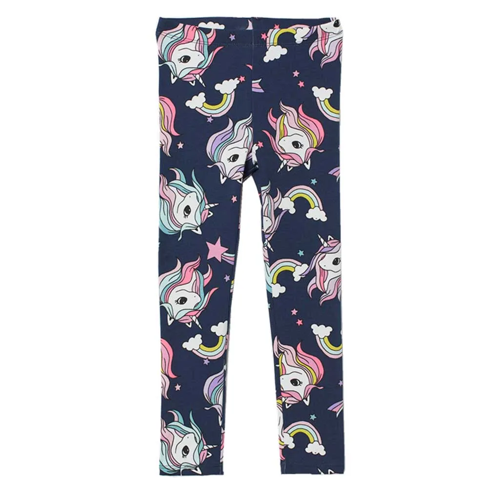 

Baby Girls Leggings 100% Cotton Children Trousers for Girls Pants Unicorn Animal Print Kids Leggings for Girls Clothes 2-7Y