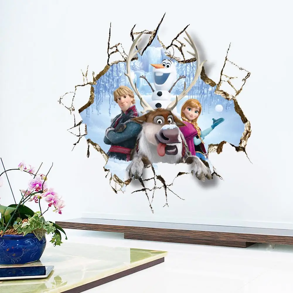 

Dream home ZY1421 foreign trade wall sticker 3D solid wall pasted on children's room PVC murals decoration painting
