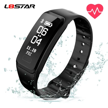 

L8STAR R1 Blood Pressure Smart Band Heart Rate Monitor Fitness Tracker OLED Waterproof Sports Passometer Sleep Fitness Tracker