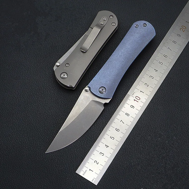 

Newest outdoor EDC tools pocket folding knife TC4 titanium handle ball bearing tactical camping Knife hunting survival knives