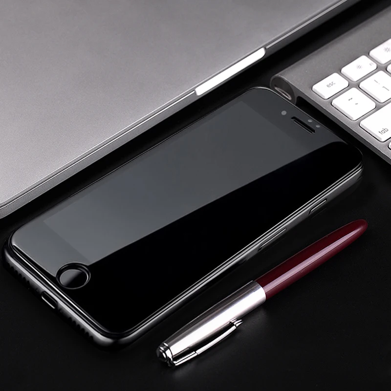 4D Cold Carving 3D Curved Edge Full Cover Tempered Glass For iPhone 7 7plus 6s 6 Plus 8 Screen Protector Round Protective Film (16)