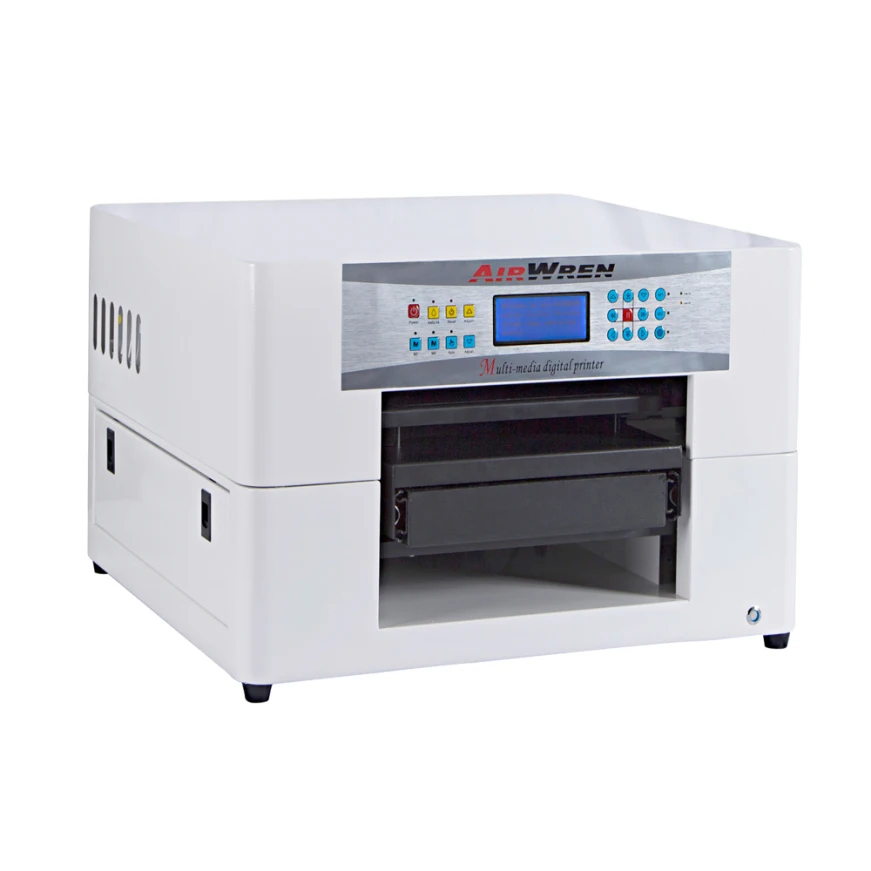 

A3 Size Automatic Digital Inkjet Direct to Garment T-shirt Printer Small Desktop Flatbed DTG Printing Machine With Free RIP