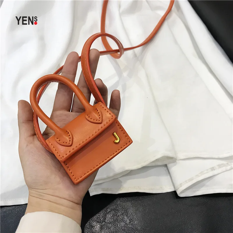 Women Cute Mini Crossbody Bag Leather Handbag Candy Color Shoulder Bag Messenger Bags