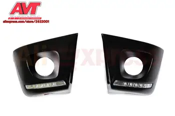 

Daytime running lights for Renault Duster 2010-2018 2 pcs / set with frames DRL car styling accessories auto lights car products