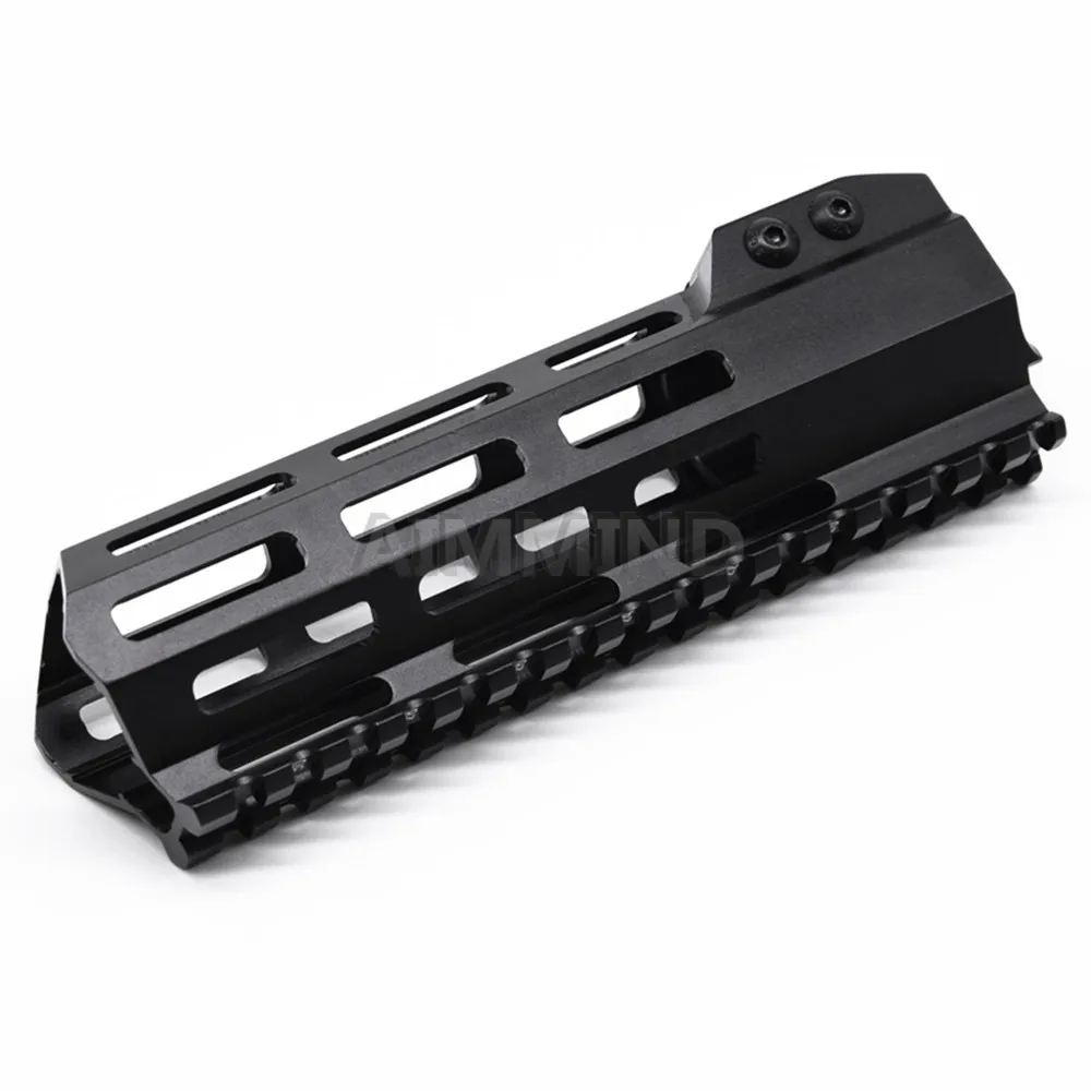 " 9" 1" 12" 13," 15" дюймов AR15 поплавковая M-LOK MLOK Keymod Handguard Пикатинни тонкий стиль со стальной бочковой гайкой