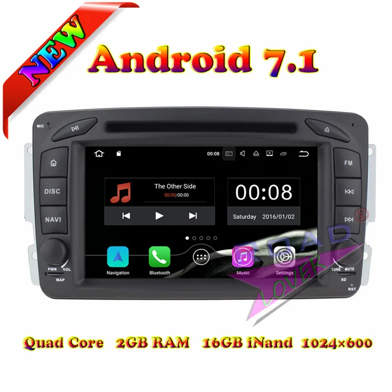 TOPNAVI 2G + 16GB Android 7 1 автомобильный dvd-плеер для Mercedes-Benz C Class W203/CLK-C209 W209/Viano/Vito W639/Vaneo