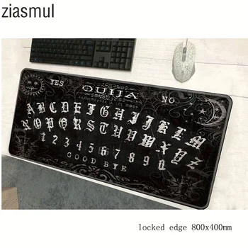 

ouija board mouse pad 800x400x2mm mats cute Computer mouse mat gaming accessories Mass pattern mousepad keyboard games pc gamer