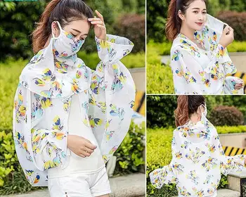 

Anti-uv Sunscreen Thin Driving Mask Sleeve For Face Neck Arm Driver Pallium Large Mask Summer Scarves Riding Female Outdoor