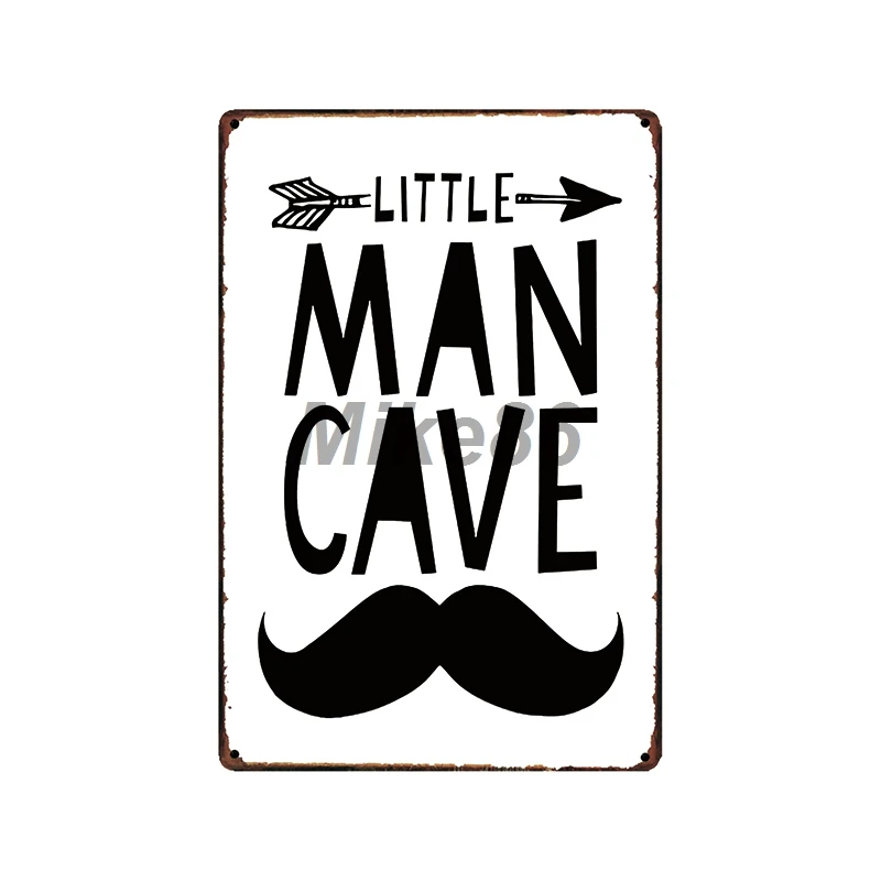 [Mike86] Man Cave Rule введите на свой собственный риск металлический оловянный знак домашний бар отель настенная живопись табличка вечерние бар общий Декор FG-258 - Цвет: SA 3561