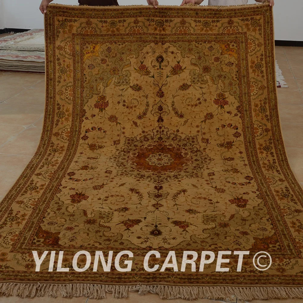 Yilong 6 'x 9' персидский тонкий китайский шерстяной коврик для продажи (1444)|carpet
