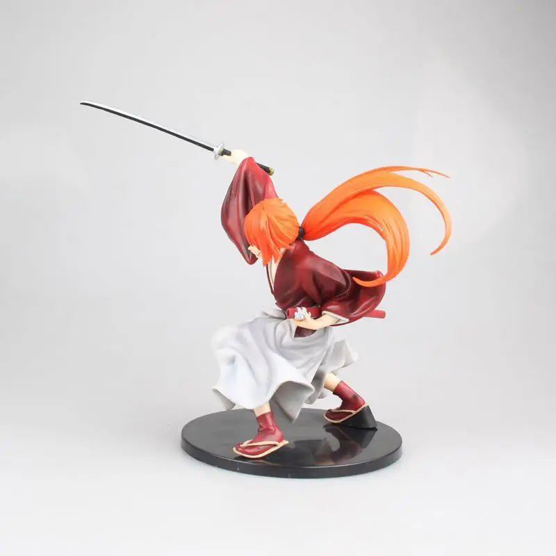 Japanese classic Rurouni Kenshin 18cm HIMURA KENSHIN PVC Action Figures toys Anime figure Toys For Kids children Christmas Gifts1