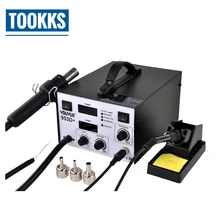 YOUYUE 953D+ 2 в 1 Электрический паяльник горячего воздуха пистолет BGA паяльная станция для ремонта Mortherboard IC