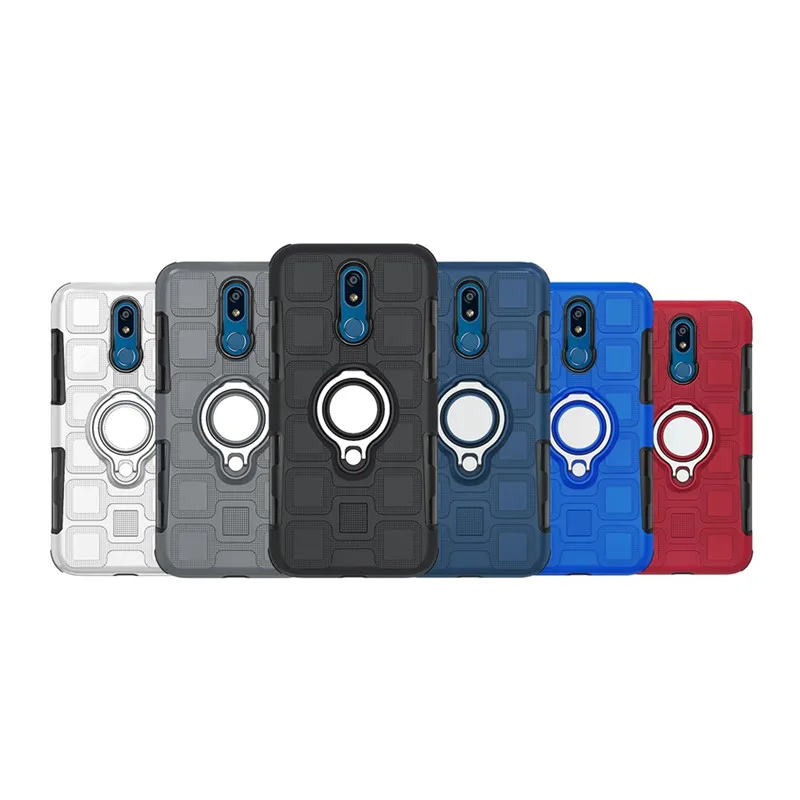 

For LG K40 case K40 5.7 inch shockproof Back Cover For LG K40 K 40 LGK40 X420EM LM-X420EM phone case ring bracket magnetic bag
