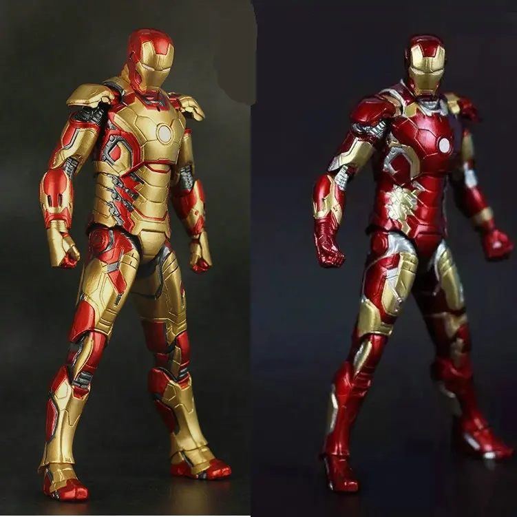 

Superhero The Avengers Iron Man Figma Mark VII MK42 mk43 PVC Action Figure Collectible Model Toy 16cm