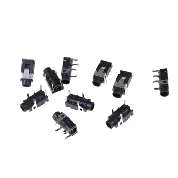 

10pcs/lot PJ321 3.5mm Female Audio Connector 4 Pin SMT Headphone Jack Socket PJ-321 PCB Mount Stereo Jack High Qualiy