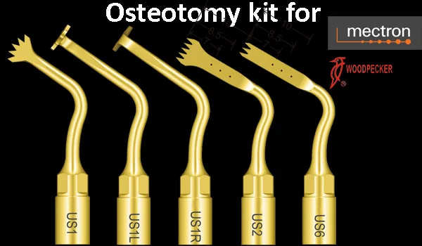 

dentistry dentist dental equipment dental instrument for bone cutting dental piezo surgery tip for MECTRON WOODPECKER US4