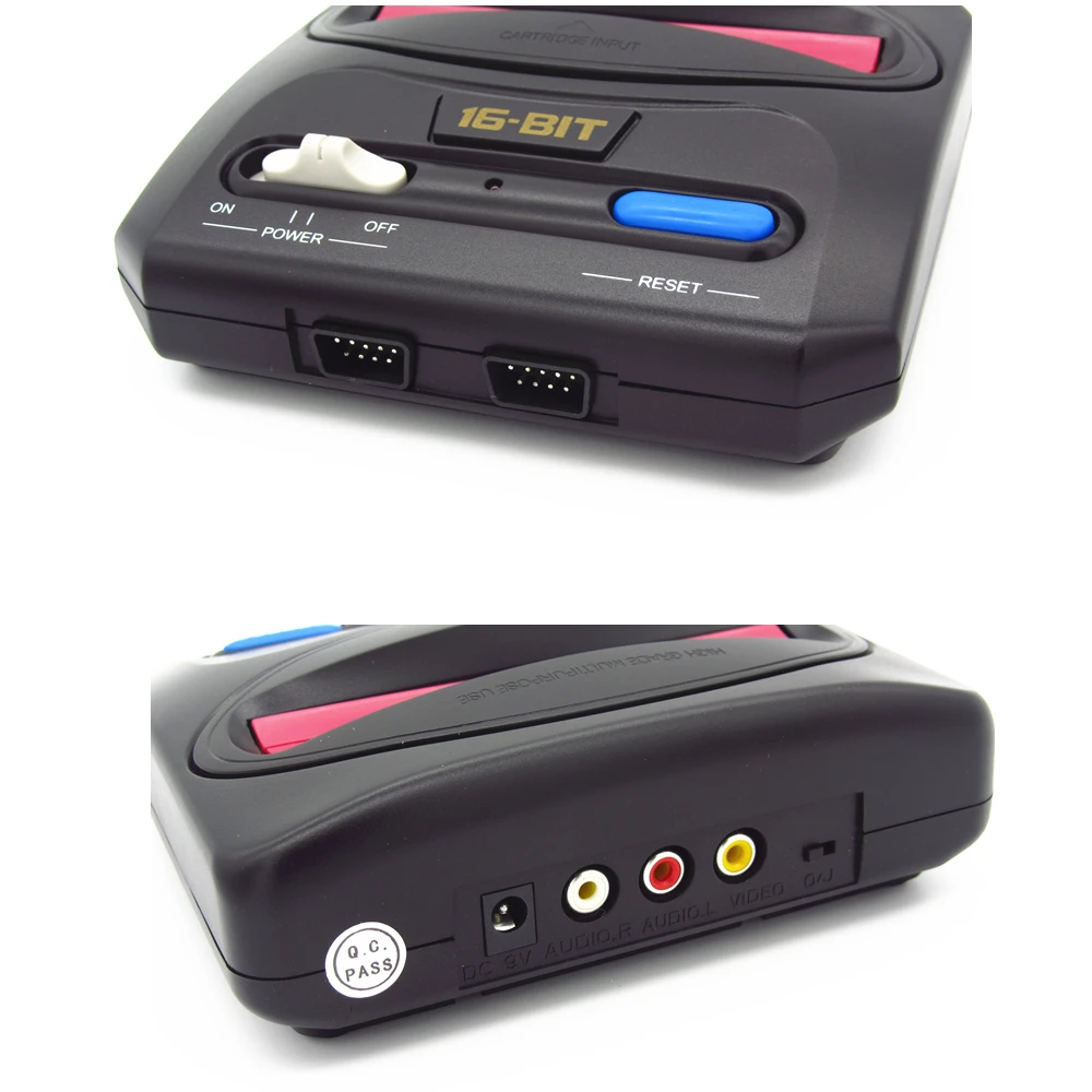 Высокое качество 16 бит SEGA Genesis/MD compact mini classic edition ТВ игровая консоль с 64P картриджем