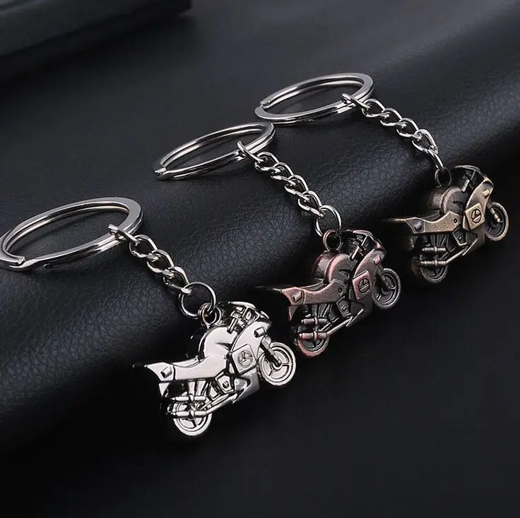 

24 Pcs/Lot3D Motorcycle Keychain Mini Motor Pendant Keyring Men Accessorie Llavero Chaveiro Motorbike Jewelry Bulk Wholesale