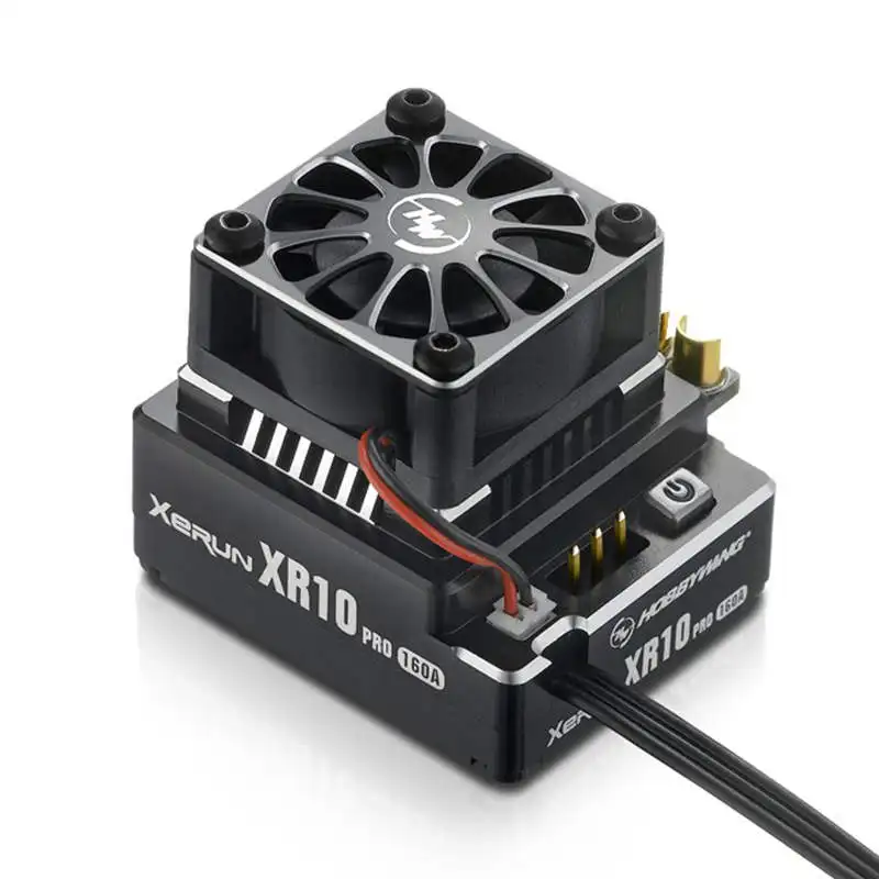 

FATJAY Hobbywing XeRun XR10 PRO 160A brushless sensored ESC for RC 1/10 touring buggy racing drift car 1/8