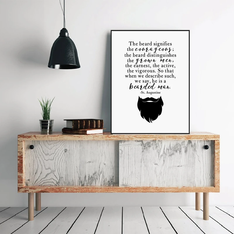 Bearded Man Wall Art Painting