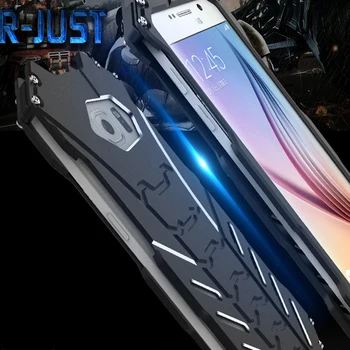

R-JUST Heavy Dust Metal Armor Aluminum Case for Samsung s6 s6 edge plus s7 s7 edge Note5 Fundas Coque Housing Cover