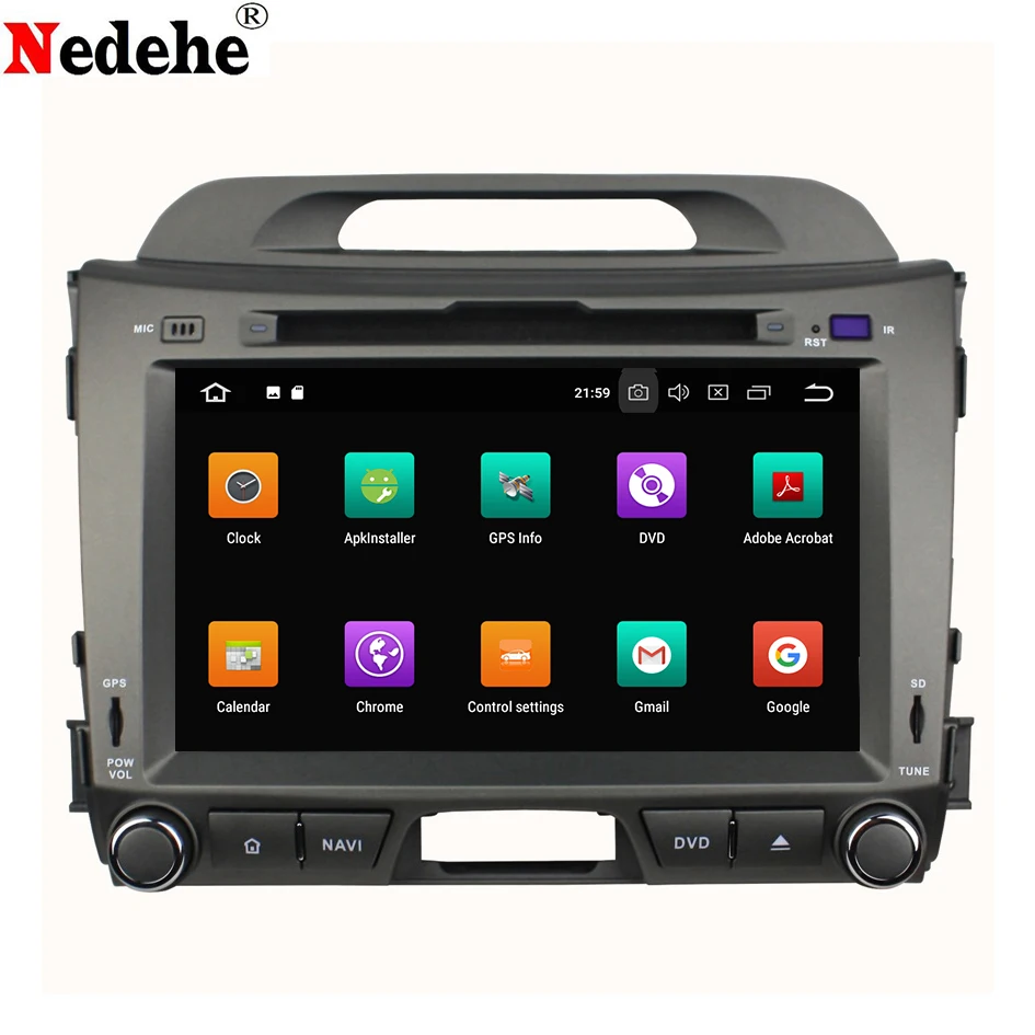 Perfect Octa core 4G RAM Android 9.0 Car DVD GPS For KIA SPORTAGE 2011 2012 2013 2014 2015 Car Radio Head unit Bluetooth WiFi 4G DVR 0