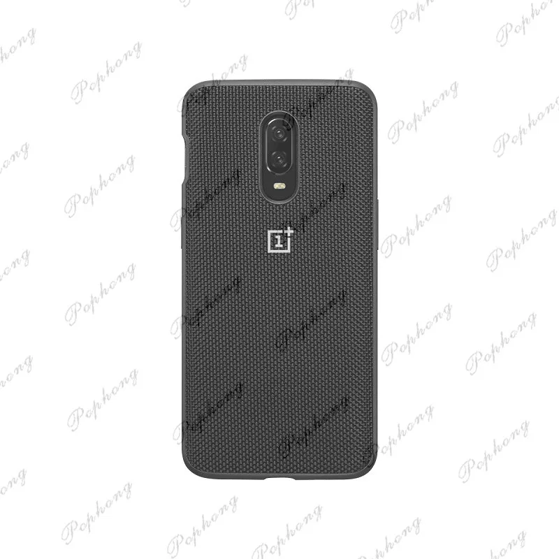 Чехол для oneplus 6 T,, официальный защитный чехол, силиконовый нейлоновый чехол Karbon, кожаный чехол-книжка one plus 6 - Цвет: nylon