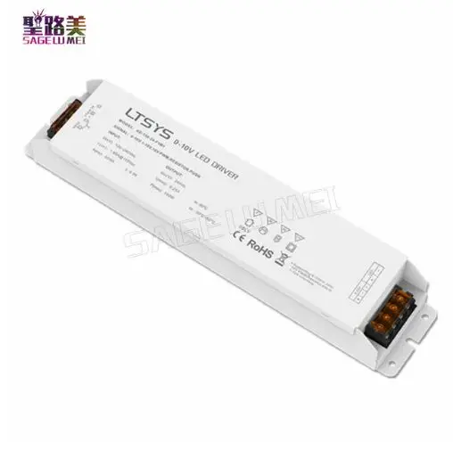 

Free Shipping LTECH AD-150-24-F1M1 0/1-10V dimming driver AC100-240V input 24V 6.2A 150W output Constant Voltage Led Driver