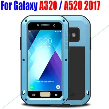 Для Xiao mi MAX2 LOVE MEI сверхпрочный алюминиевый металл+ стекло Gorilla glass ударопрочный водонепроницаемый чехол для mi MAX2 M602