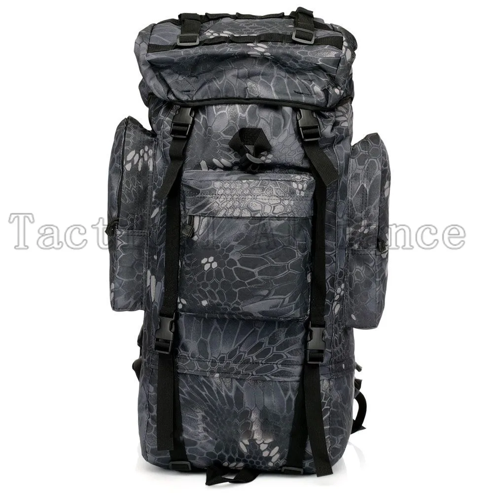 65L Водонепроницаемый Большой Тактический Рюкзак Molle для мужчин и женщин, рюкзак для путешествий, кемпинга, пеших прогулок, камуфляжная сумка, принадлежности для охоты