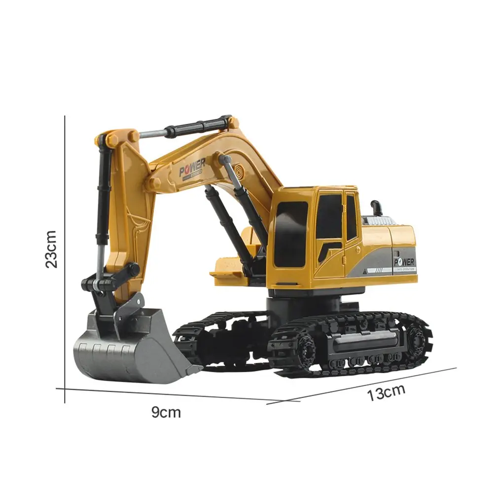 Грузовые автомобили мини бульдозер с дистанционным управлением 1:24 5CH 6CH сплав инженерный автомобиль самосвал кран экскаватор электрический автомобиль игрушки