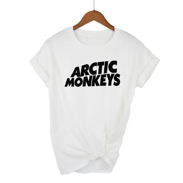 Футболка Arctic Monkeys Sound Wave, рок-группа, концертный альбом, высокая футболка, футболка унисекс, больше размеров и Color-A112 - Цвет: White