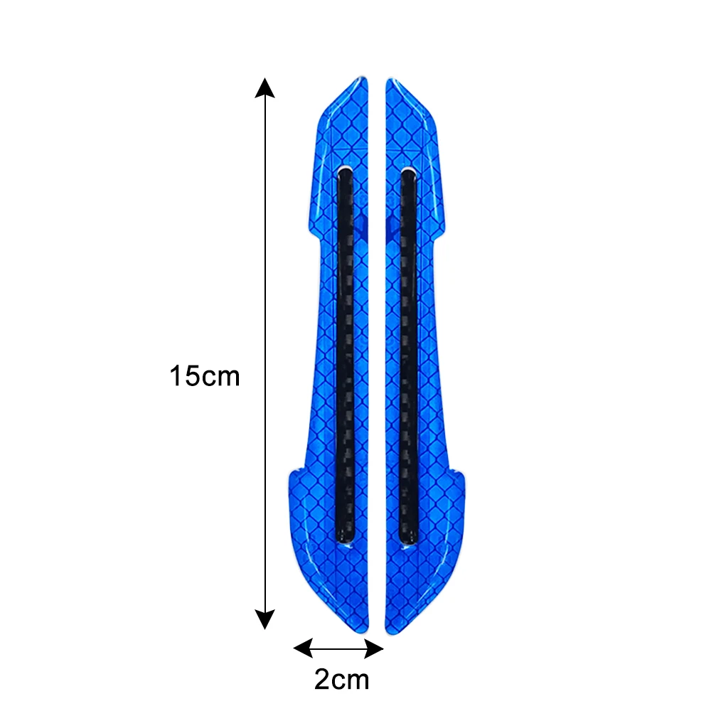 2 шт. Автомобильная Предупреждение лента, наклейка на зеркало заднего вида, боковая наклейка в полоску, винил, 5 цветов на выбор, сделай сам, украшение для автомобиля