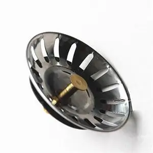 

High Quality 1pc Stainless Steel Kitchen Sink Strainer Stopper Waste Plug Sink Filter Bathroom Basin Sink Drain