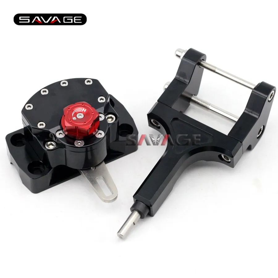 

For HONDA MSX 125 Grom/Monkey 2013 2014 2015 Black Motorcycle Reversed Safety Steering Damper Stabilizer with Mount Bracket