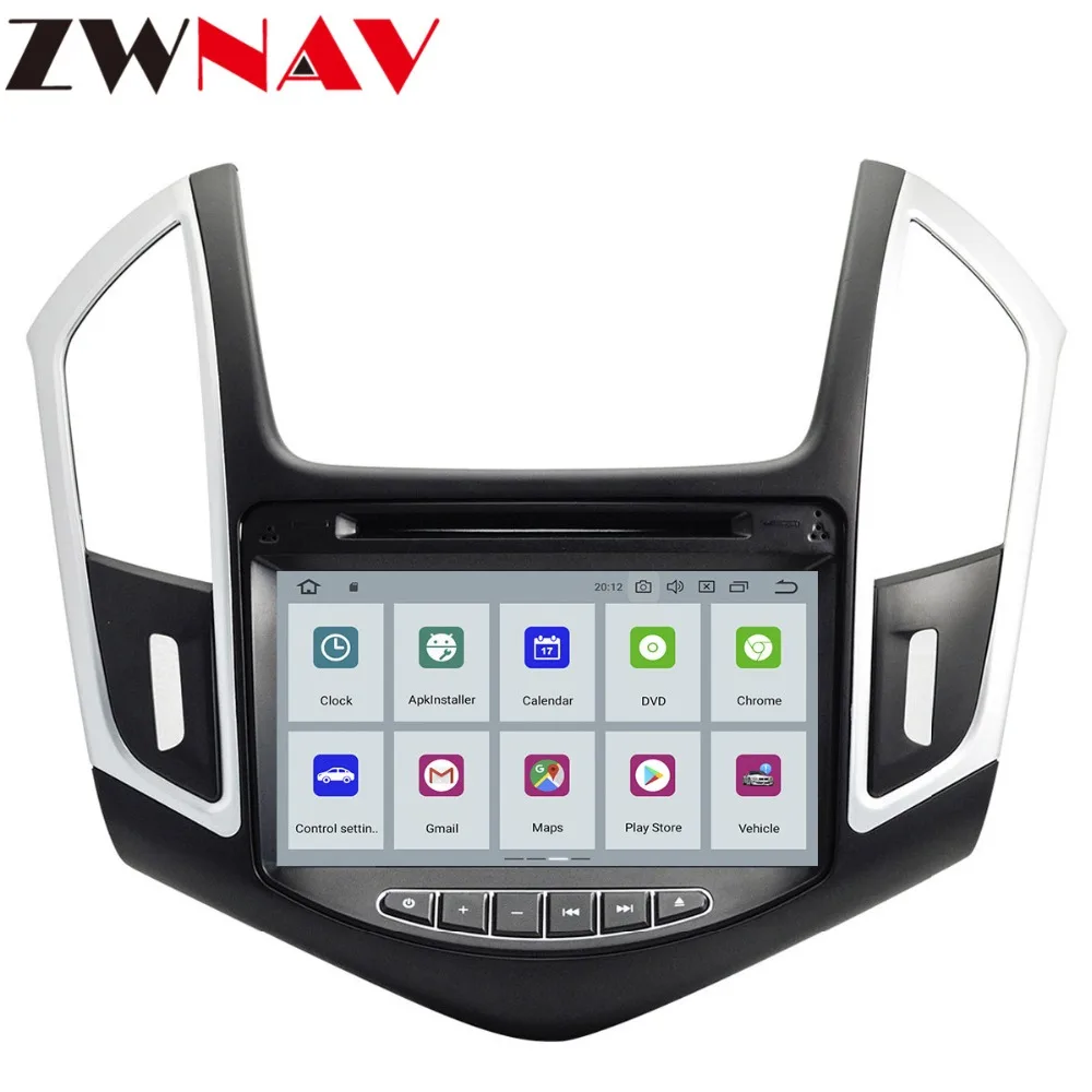 Cheap ZWNAV Android 9.0 Car DVD Player For Chevrolet CRUZE 2012+ Radio Ibiza GPS with Mirroring link RDS Free 8G Map Card PX5 IPS 1