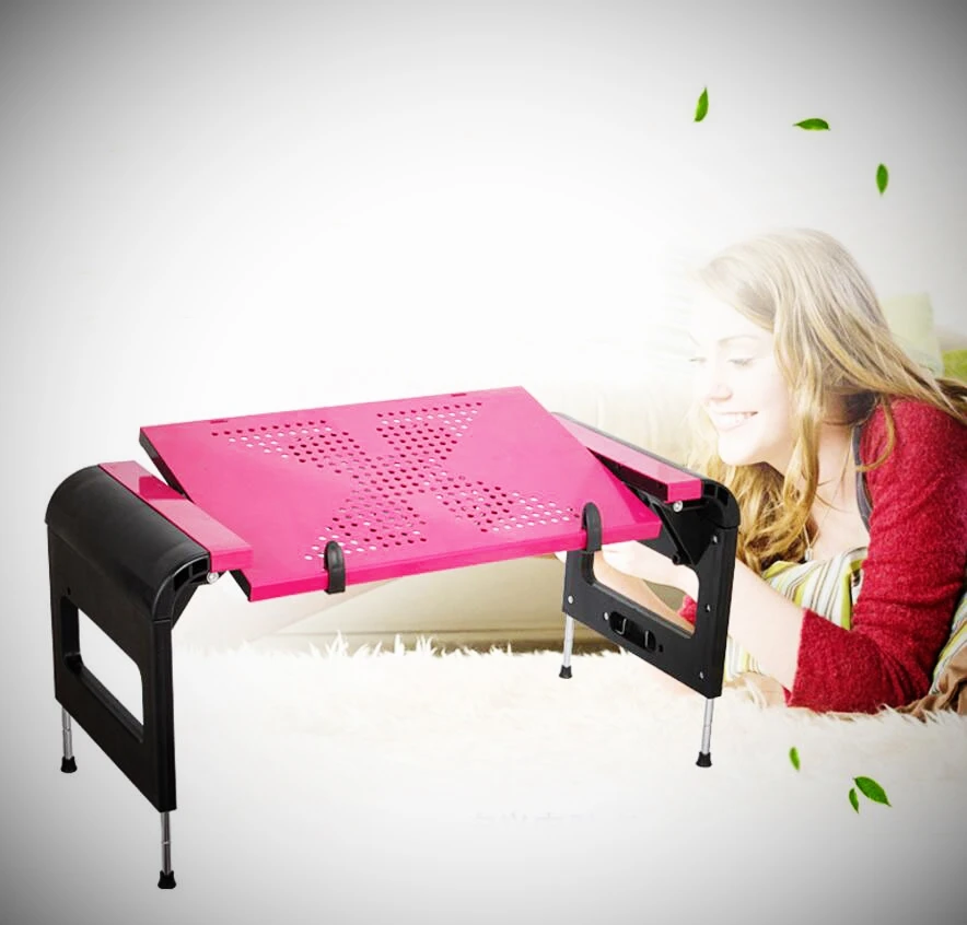 

SUFEILE Light Weight Adjustable Portable Laptop Folding Table Desk Tray Stand with Splitting Surface Laptop Notebook Table SE23