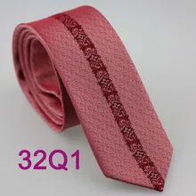 Yibei Coachella Повседневные платья Florals Новинка Галстуки Тонкий Тощий узкий corbatas Седа жаккардовые микрофибры коралловый розовый галстук