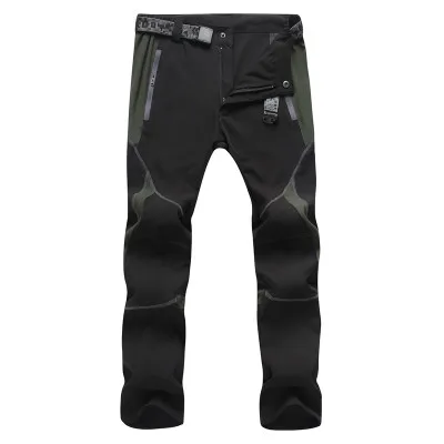 Unisex al aire libre senderismo pantalones hombres mujeres estiramiento elástico windbreaker resistente al agua de secado rápido camping trekking caza Pantalones