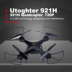 Utoghter 921 H 720 P 2,4 GHz дистанционное управление четыре оси складной Безголовый режим высокая/низкая Летающая Скорость Переключатель режим RC