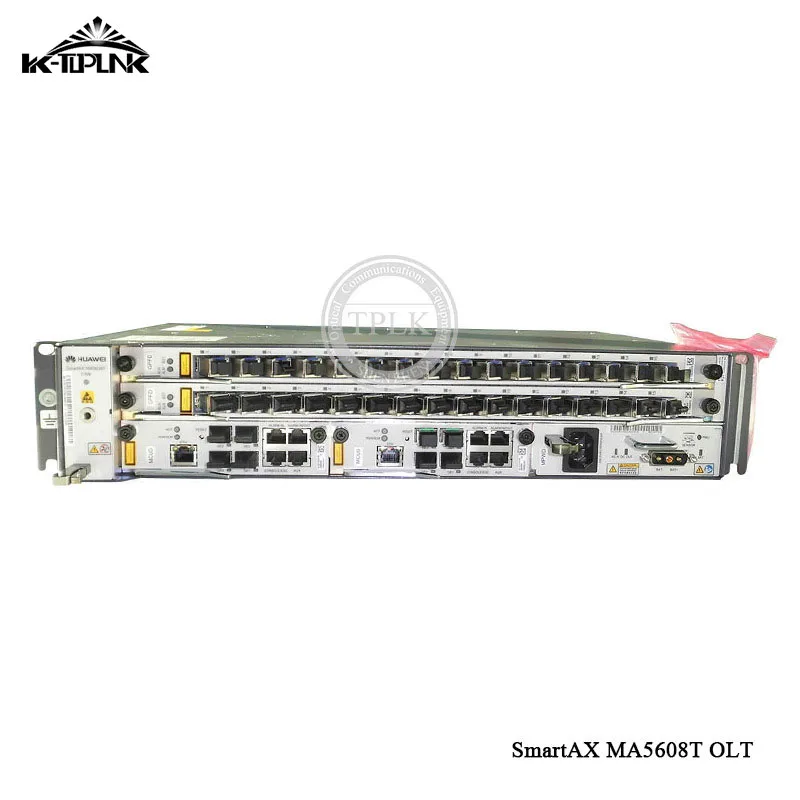 Цена Hua wei OLT GPON MA5608T AC, 1* MPWD линия питания Оптический Терминал, 1*1 г MUCD плата управления 8 или 16 портов - Цвет: With 2pcs 16 ports