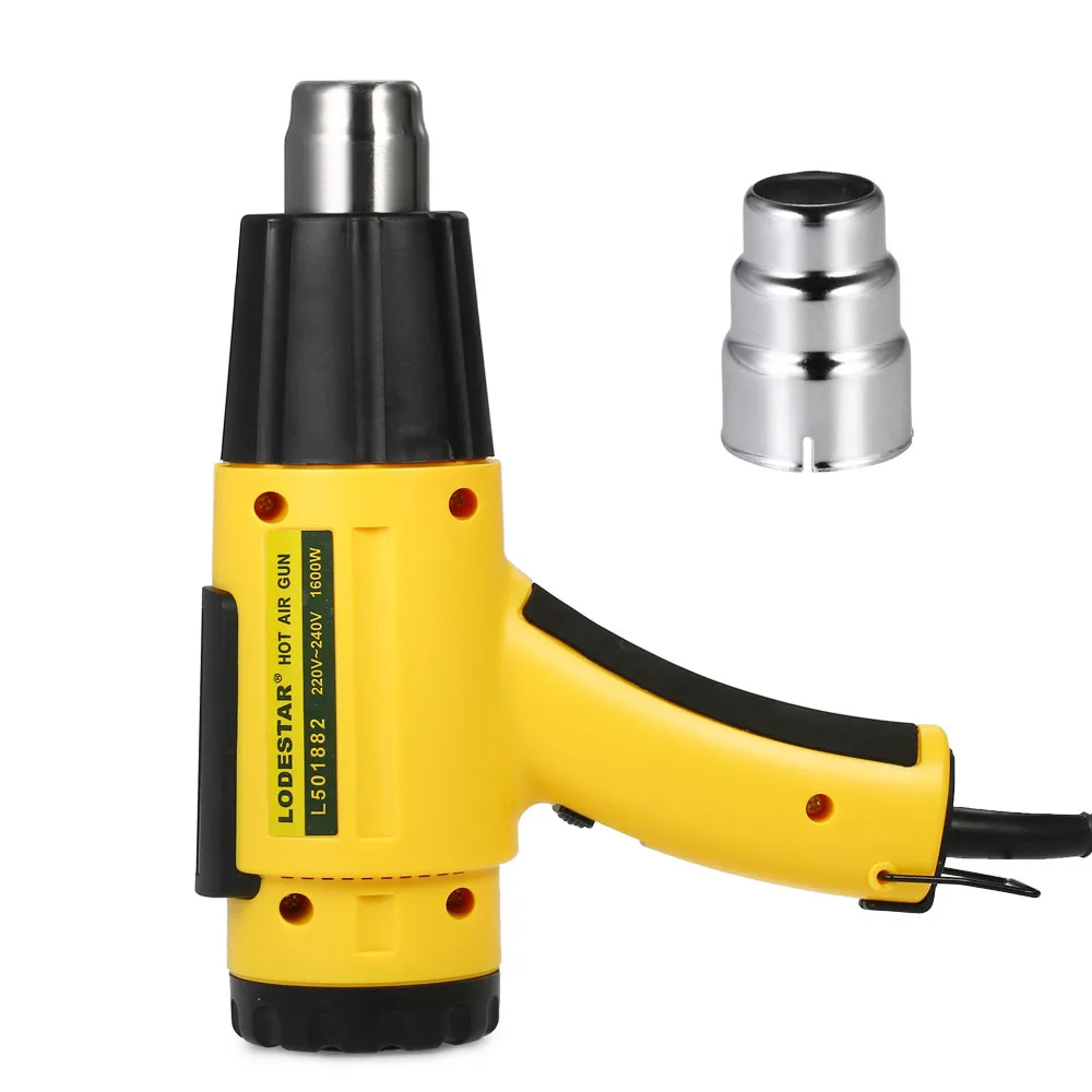 

1600W AC220~240V Industrial hair dryer Industrial Electric Hot Air Gun Thermoregulator Heat Gun Adjustable Temperature Blower