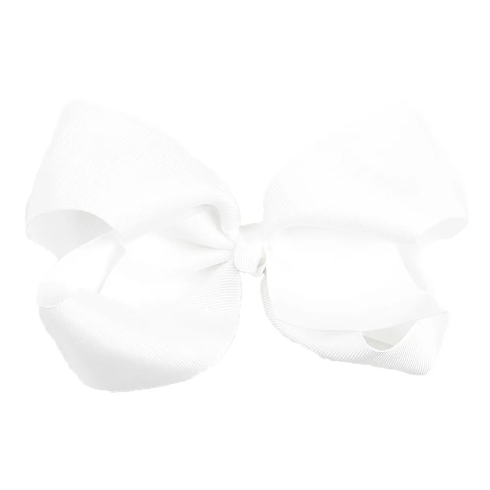 Yundfly 1PCS 6 Inch Big Ribbon Bow Hairpin Baby Girls Bow Clips Kid Hair Clip Boutique Hair Accessories(Color:20 Colors) baby accessories Baby Accessories